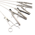 Stainless steel Needle holder V/O handle curved straight